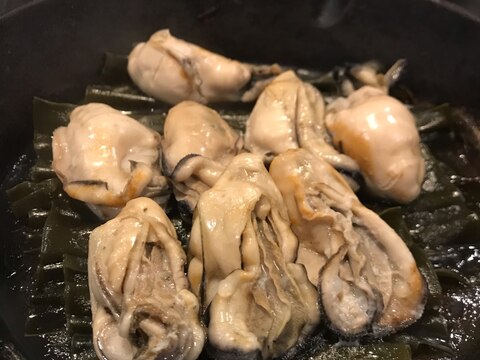 超簡単！牡蠣の昆布蒸し